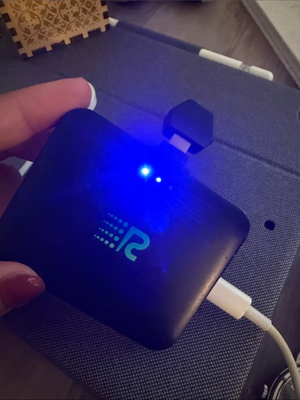 Rush Charge Lightning Cable Portable Charger - Black